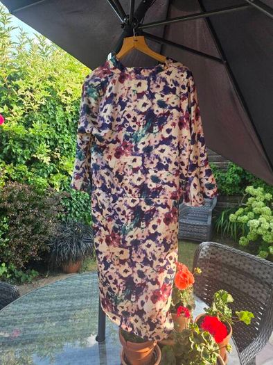 Ralph Lauren Floral Party Dress Ladies UK12