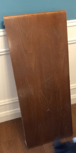 Round solid wood table