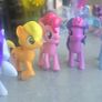 5 x Bundle Solid Vinyl Hasbro 3 inch Figures MLP G4 My Little Pony 2017 Image 2