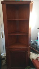 Corner press bookshelf furniture