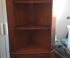 Corner press bookshelf furniture