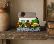 Handcrafted tiny wooden cottage