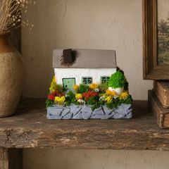 Handcrafted tiny wooden cottage