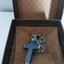 Gucci men's Blackened silver cross. Image 2