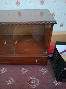 Mahogany Style Display Cabinet
