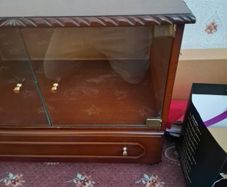 Mahogany Style Display Cabinet