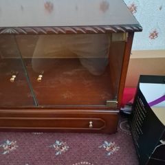 Mahogany Style Display Cabinet