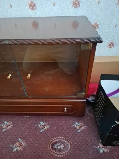 Mahogany Style Display Cabinet