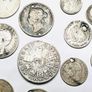 Silver coins 77 grams Scrap Damaged Coins Image 6