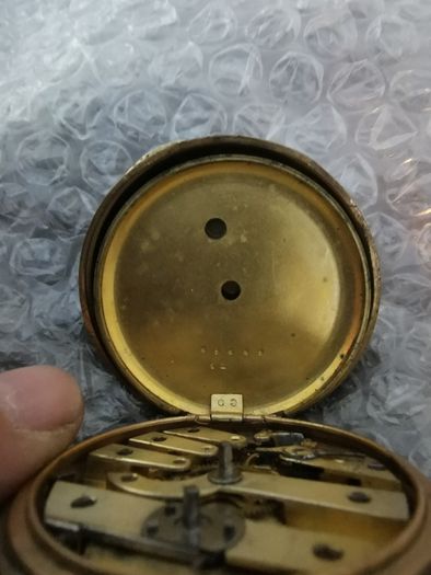 Gold pocket watch