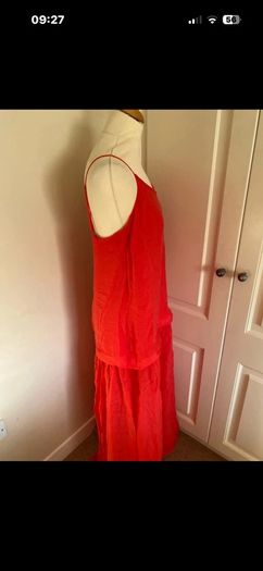 Lyocell coral sundress size 14