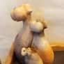 Ceramic Stacking Figurines Dogs Family Image 2
