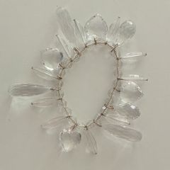 Clear-Beaded Bracelet