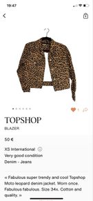 blazer topshop denim jacket