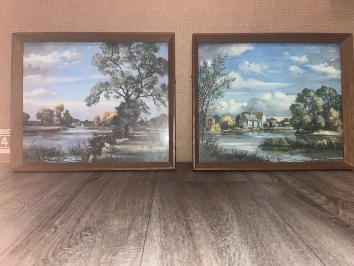 2x Max Hofler paintings / prints