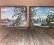 2x Max Hofler paintings / prints