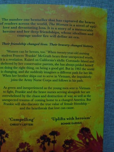 The Women, Kristin Hannah, Paperback book, fiction, book,