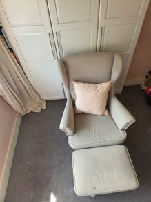 Ikea Armchair & Footstool