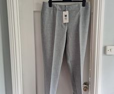 Carolyn Donnelly bnwt grey slim crop trousers size 16