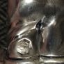 925 Sterling Silver Italian Clown Playing Violin Statue Image 6