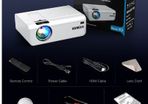 BRAND NEW Mini Video Projector WiFi Native 1080P Projector Support 300 Screen Lunens 5500 Projector for Home Or for Smartphone