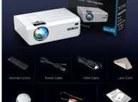 main image for ad BRAND NEW Mini Video Projector WiFi Native 1080P Projector Support 300 Screen Lunens 5500 Projector for Home Or for Smartphone