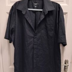 mens black shirt 17 and a half