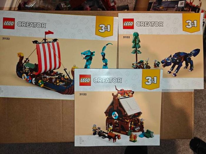 Lego Creator 3in1 Viking Ship and the Midgard Serpent 31132