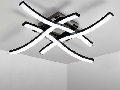 Modern Led Ceiling Light4 Built In Led Boards 6500k Cool White ...