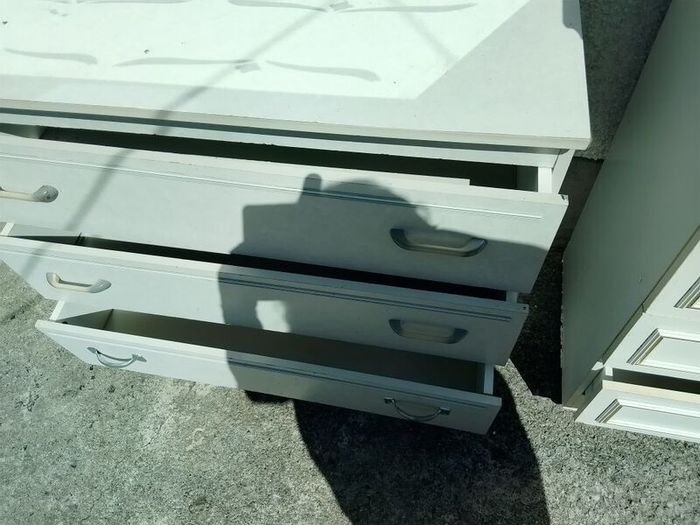 two set of drawers