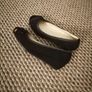 Black Sweade wedge woman's shoes Image 2
