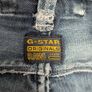 G-Star RAW R3301 Mens Jeans W34 L34 Blue Distressed Utility Y2K Denim Image 9