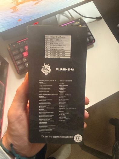 G2 esports sleeve xxl for fps gaming esports