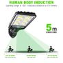 Solar Sun Street Lights LED Lamp Outdoor Waterproof Wall Lamp Remote light Solar Powered LED Motion Sensor Light for Garden Lighting Image 2