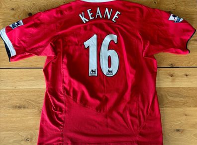 Vintage Manchester United 2004-06 KEANE 16 Nike XXL Shirt