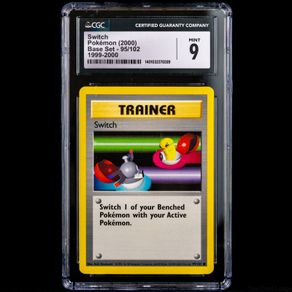 Switch 95/102 1999-2000 CGC 9 Mint Common WOTC Base Set 1999 Pokemon Card Vintage 4th Print