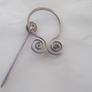 a vintage irish  solid silver brooch Image 2