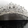 Bride's Designer Crystal Head piece Image 4
