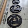 brand new olympic tri grip weight set  B Image 4