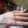 Dark and clear stoned gold tone bracelet Image 4