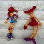 Bendi Dolls Picket Sized Pals Lot Of Two Red Haired dolls Heart Used Please see pictures Image 7