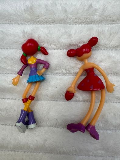 Bendi Dolls Picket Sized Pals Lot Of Two Red Haired dolls Heart Used Please see pictures