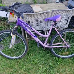 girls push bike