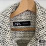 Ladies Zara monochrome jacket. Size L Image 3