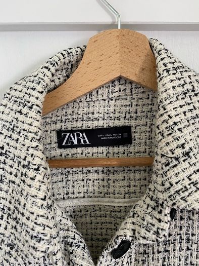 Ladies Zara monochrome jacket. Size L