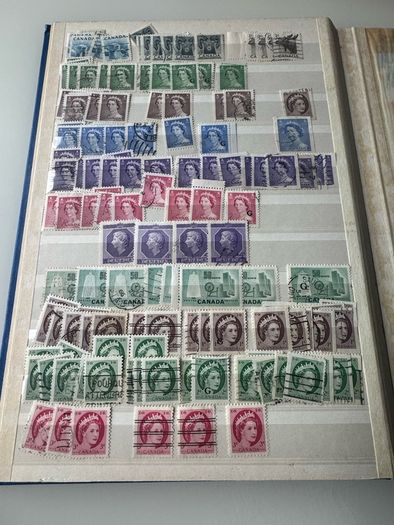CANADA collection in stamp album