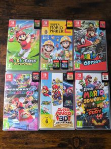 Nintendo Switch Mario Games Bundle  8 Games
