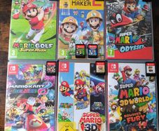 Nintendo Switch Mario Games Bundle  8 Games
