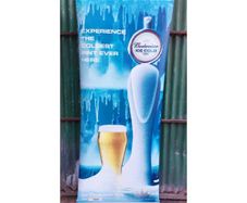 Budweiser Pull Up Sign-KAS87