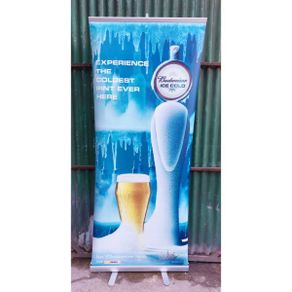 Budweiser Pull Up Sign-KAS87